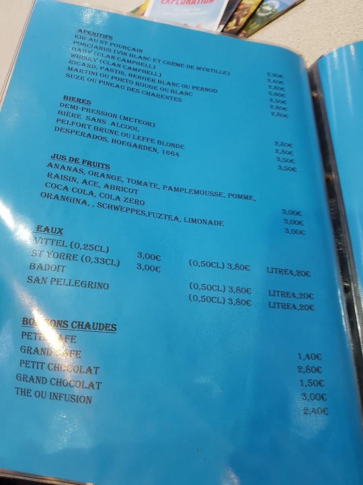 Café restaurant du Commerce chez fred - Menu Image 4